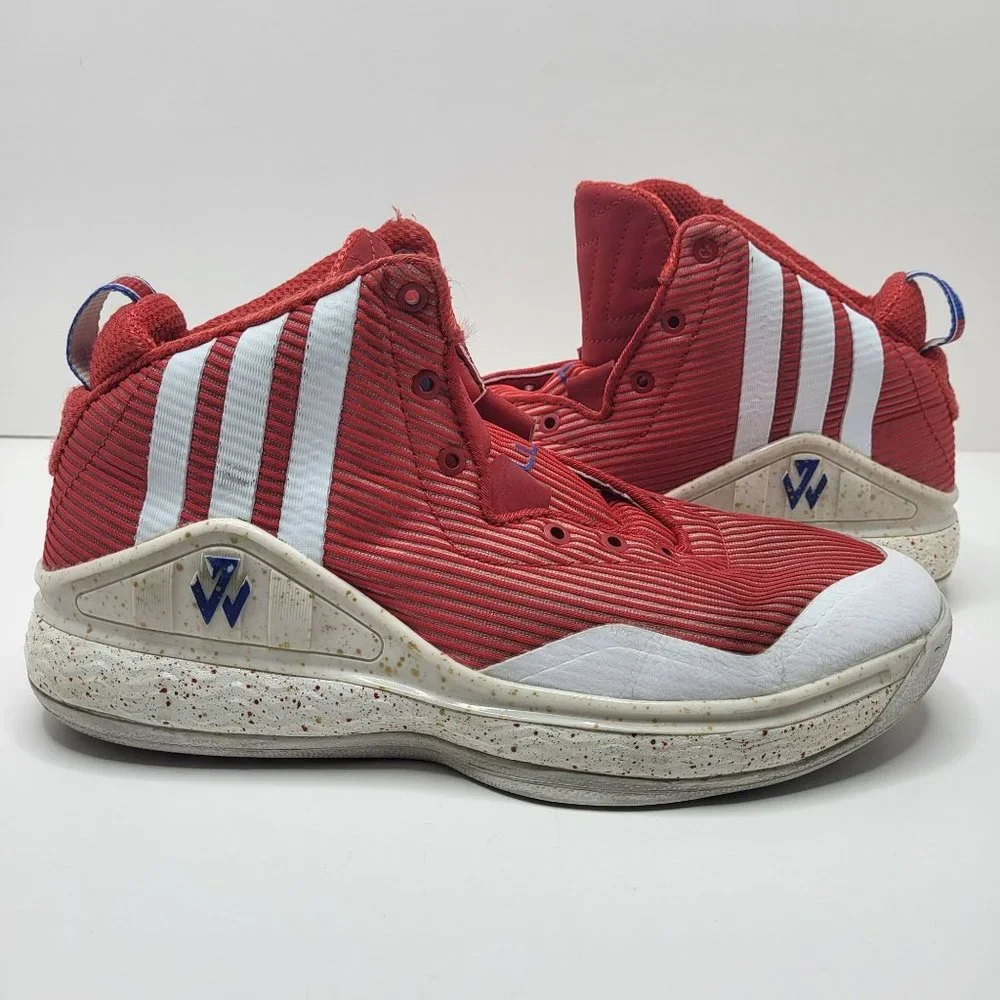 Adidas John Wall Shoes Size 6 - ***NO SHOELACES*** - Pre-Owned